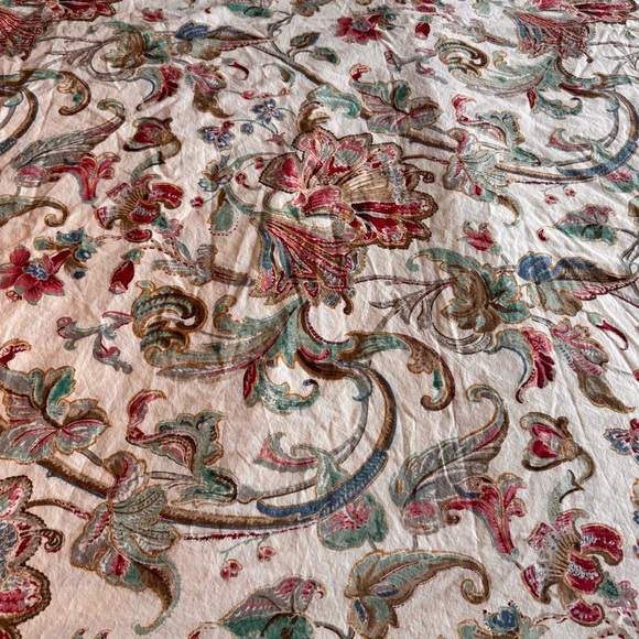 Lauren Ralph Lauren Antigua Reversible Queen/Full Duvet Cover 100% Cotton - Picture 4 of 11